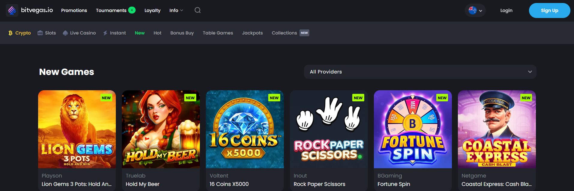 Bitvegas Casino Review