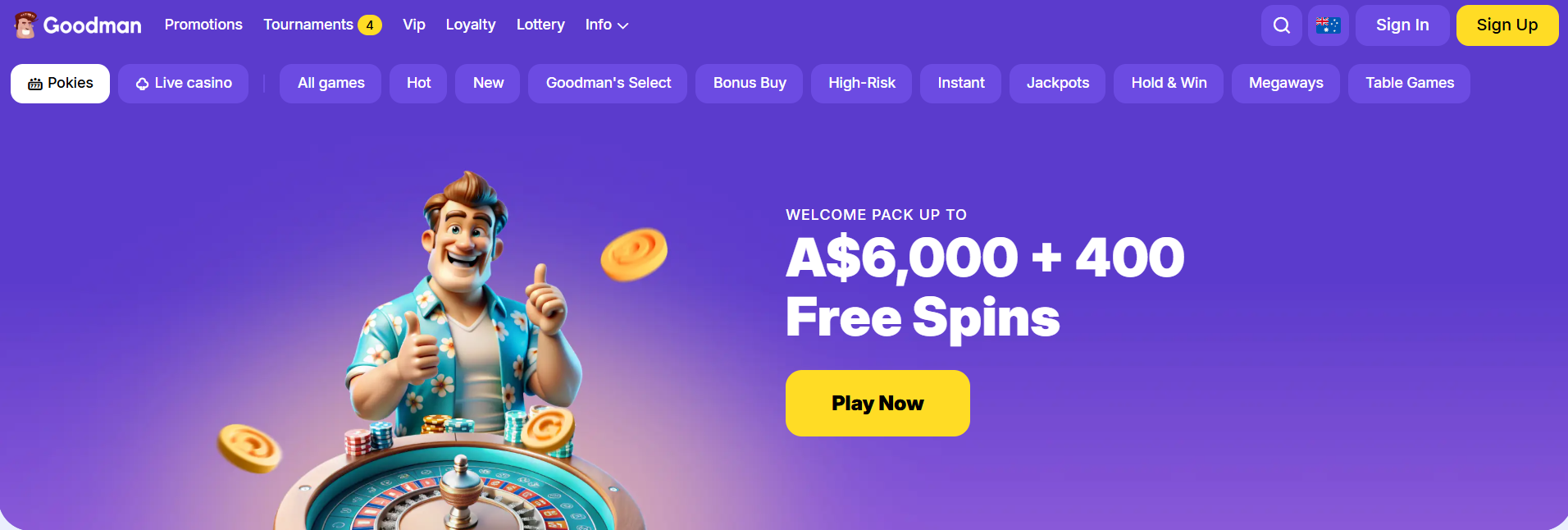 Goodman Casino Review